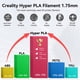 thumbnail image 3 of Paquete de filamentos para impresora 3D Creality Hyper PLA de 1,75 mm, 3 of 8