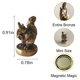 thumbnail image 2 of Juego De Adornos Decorativos Para Bisagra De Puerta Remate Decorativo De Gato Y Gárgola, 2 of 7