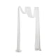 thumbnail image 1 of Cortina De Gasa Con Arco De Boda Para Ceremonia, Recepción, Vacaciones, Compromiso, Color Blanco, 1 of 5