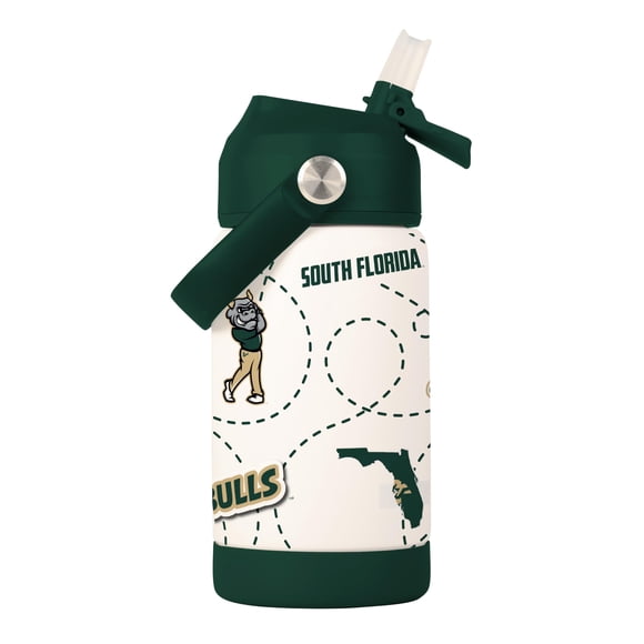 Botella para niños Logo Brands NCAA South Florida Bulls 355 ml