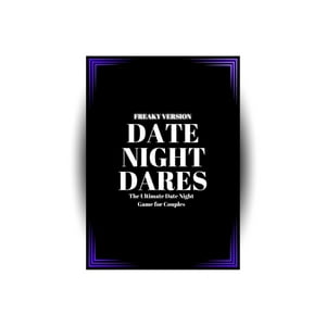 Genérico - Juego Para Parejas Bebiendo Date Night Dares Freaky Version
