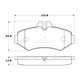 thumbnail image 2 of Pastillas Freno para auto Mercedes Benz G500 1990-2018 Trasero, 2 of 5