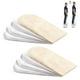 thumbnail image 2 of Plantillas ortopédicas ajustables para aumentar la altura del pie (4 capas), almohadillas para el talón para discrepancias en la longitud de las piernas, dolor de talón, espolones calcáneos y, 2 of 8