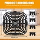 thumbnail image 2 of Sartén Air Fryer para Instant Pot Vortex, 6 en 1, 6 litros, Gourmia, 2 of 7