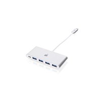 Hub Usb-C A Usb-A De 4 Puertos Iogear Con Paso De 60 W A 5 Gbps