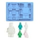 thumbnail image 1 of Molde De Robot Molde De Silicona Muñeco Tipo Bloques Molde 5cav, 1 of 2