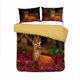 thumbnail image 1 of Animal Deer Quilt Duvet Cover Set Home Textiles Pillowcase Double Bed Linen3-Piece Bedding Set, 1 of 5