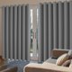 thumbnail image 2 of Cortinas Blackout Joydeco para puertas corredizas para patio, 228 x 229 cm, color gris, 2 of 5
