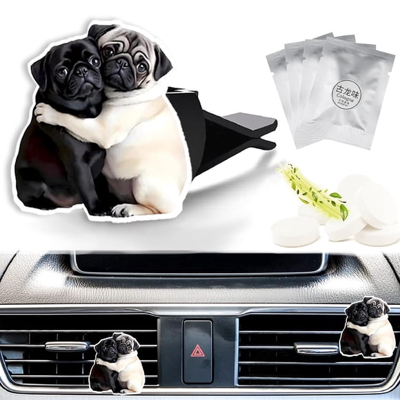Ambientador de coche Clip Lynzetqy con aroma a colonia para perros