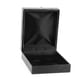 thumbnail image 1 of Estuche De Exhibición De Caja De Regalo De Almacenamiento De Gemelos De Clip De Corbata De Cuero PU Negro, 1 of 1