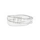 thumbnail image 1 of INSPIRE CHIC Cinturones Transparentes para Jeans de Mujer con Hebilla Rectangular Plata, 1 of 4