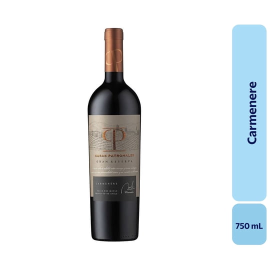 Vino Carménère Botella 750 mL Casas Patronales
