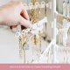 thumbnail image 5 of Organizador de Joyería All Hung Up de 12 Niveles con 120 Agujeros para Aretes, 5 of 6