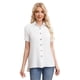thumbnail image 2 of Blusa Mujer Manga Corta Algodón Botones 0055, 2 of 3