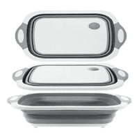 Genérico - Tabla Para Picar 3 En 1 Cocina De Silicona Plegable Drenaje