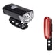 thumbnail image 1 of Juego Luces Trasera Y Delantera Bicicleta, Resistente Lluvia Negro, 1 of 6