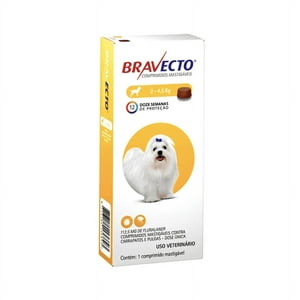 Bravecto Para Perros 2-4.5 Kg X 1 Comprimido
