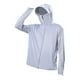 thumbnail image 1 of Camisa De Protección Solar Con Capucha Para Hombre Sudadera Con Capucha Para Uso Diario Al Aire Libre Deportes De Playa L Gris Claro, 1 of 3