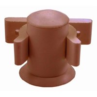 Tope Fijador De Puerta Clip Café 25 Un Dvp