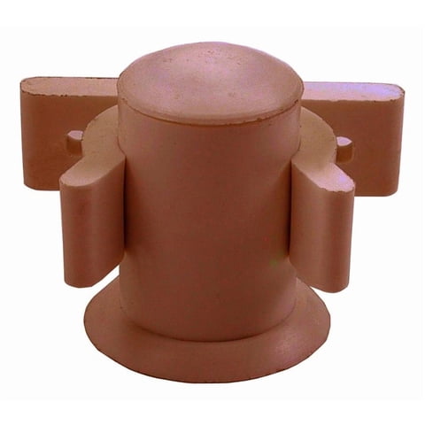 Tope Fijador De Puerta Clip Café 25 Un Dvp