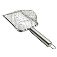 Ioensy - Recogedor De Arena Para Gatos De Acero Inoxidable, Recogedor De Arena De Metal Para Gatos, Acuario, Gatito, 2,8Mm X 2,8Mm