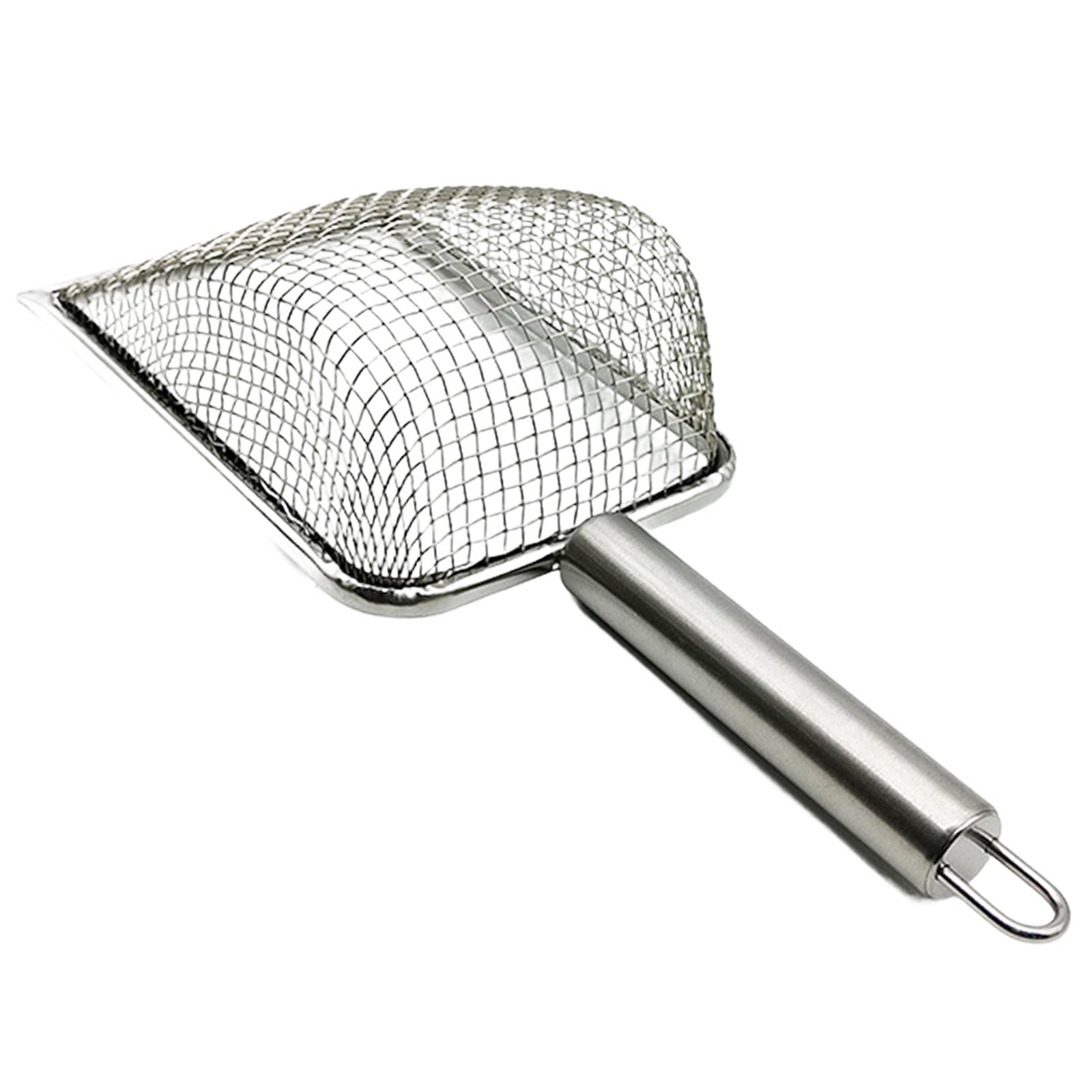 Ioensy - Recogedor De Arena Para Gatos De Acero Inoxidable, Recogedor De Arena De Metal Para Gatos, Acuario, Gatito, 2,8Mm X 2,8Mm