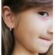 thumbnail image 3 of Argollas Huggies Pequeñas Lisas Aro Piercing Oro 18k Lujosa, 3 of 3