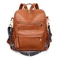 Mochila Cartera Movac Urban Chic Cuero Pu Mujer A La Moda Multiuso