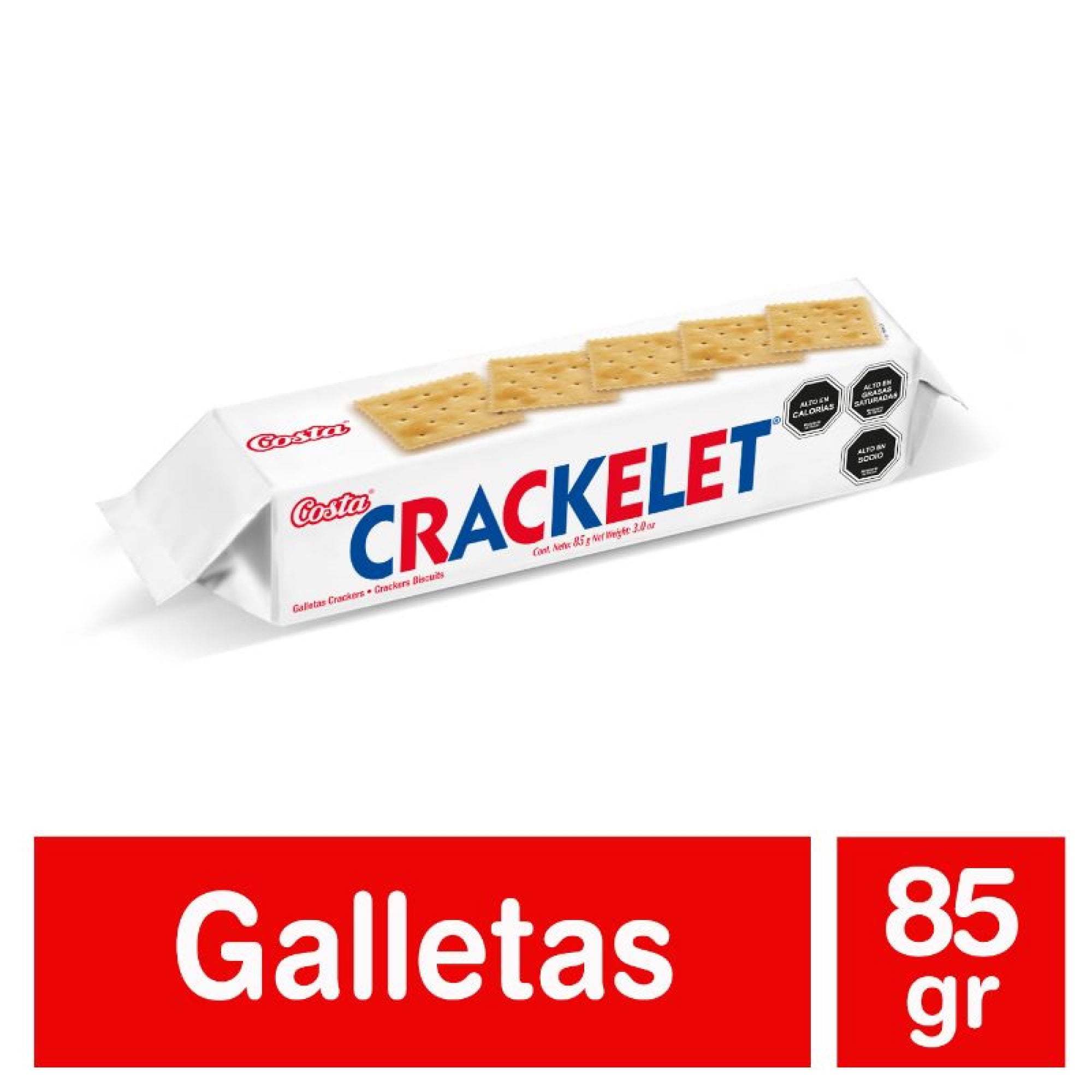 Galletas Saladas Bolsa 85 g Crackelet