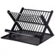 thumbnail image 3 of 1pc Collapsible Dish Rack, Double Layer Bowl Plate Storage Rack, Household Draining Rack, Flatware Organizer For Countertop Cabinet, Kitchen Accessories, 3 of 5