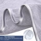 thumbnail image 5 of Juego De 2 Toallas De Baño Gris Microfibra Playa De Mano Grande Az, 5 of 8