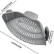thumbnail image 4 of Make Cooking Effortless with our Adjustable Silicone Clip-On Pot and Pasta Strainer - Perfect for Pots, Pans, and Bowls!, 4 of 4