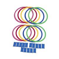 Magideal - Juego De 10 Anillos Circulares Para Entrenamiento De Agilidad Y Juego De Pies, Equipo De Entrenamiento Sensorial Para Jardín De Infantes, Fútbol, Ru 38 Centímetros