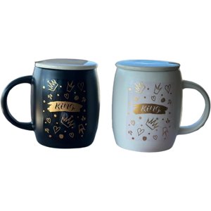 Felicem - Set De 2 Tazas De Cerámica King Multicolor