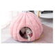 thumbnail image 2 of Cama super suave para mascota con forma de calabaza Rosa M, 2 of 2