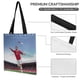 thumbnail image 3 of Cristiano Ronaldo Bolso de tela con estampado de lienzo para mujer, bolsa de compras reutilizable y estética, con cremallera interior, regalo para mujer, 35 × 40 cm., 3 of 6