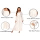 thumbnail image 4 of Camisón victoriano vintage para mujer, de manga larga, transparente, para dormir, vestido de estar por casa, 4 of 5