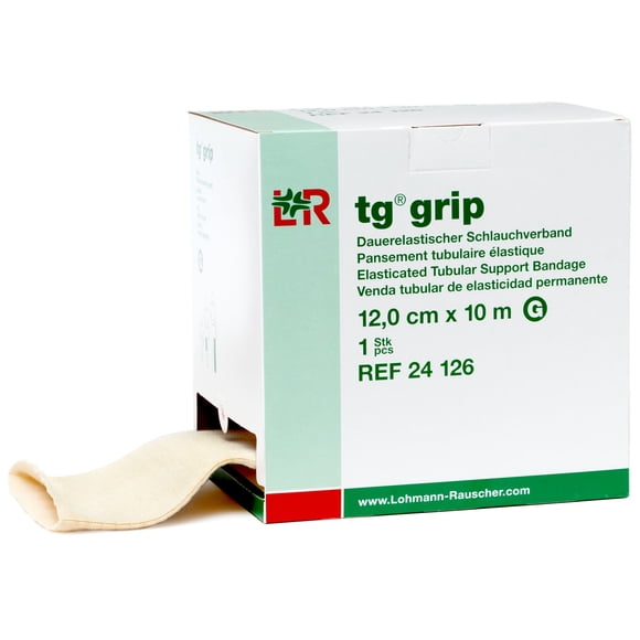 Vendaje tubular elástico L&R Tg Grip talla G 12 cm x 10 m