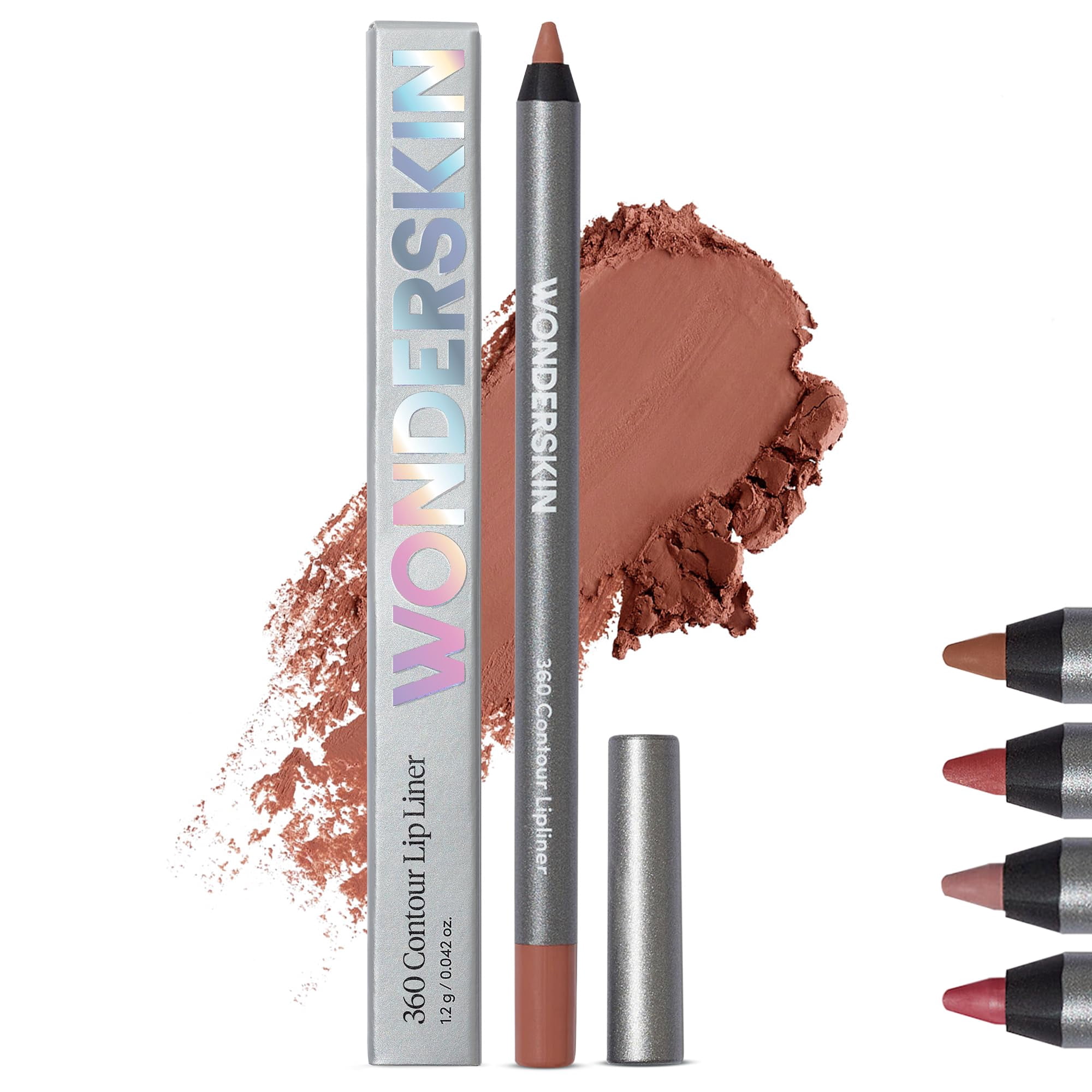 Lápiz Delineador De Labios Wonderskin 360 Contour Long Lasting Brown