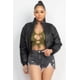 thumbnail image 1 of Chaqueta Saronite Crop Acolchada Negra Mujer, 1 of 1