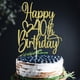 thumbnail image 4 of Cake Topper Florcmet Feliz 40.º Cumpleaños con Brillo Dorado, 4 of 7