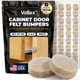 thumbnail image 1 of Topes de fieltro para puertas de gabinete Vellax, 128 piezas, 1 cm, beige, 1 of 9
