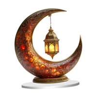 Magideal - Decoración De Del Ramadán Eid Mubarak Adornos Atmósfera Acrílica Decorativa Para El Restaurante Festival Islámico Fiesta De La Habitación Del Estilo B