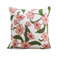 Genérico - Fundas De Cojines Bordadas A Elección 45X45 Diseño 44 Color Blanco