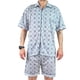 thumbnail image 3 of Pijama Hombre Verano Short Y Polera Con Botones 483, 3 of 4
