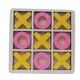 thumbnail image 2 of Juego De Mesa De Madera Tic TAC Toe, Juego De Mesa De Ajedrez Xoxo Hecho A Mano Para Viajes, Amarillo Y Rosa, 2 of 5