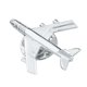 thumbnail image 2 of Hombres Moda Plata Avión Botón Collar Clip Broche Pin Joyería Regalo, 2 of 5