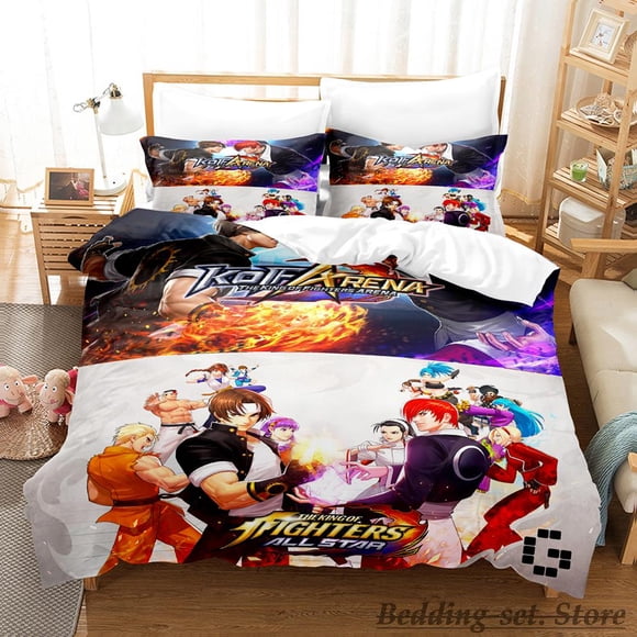 The Of Fighters Bedding Set Bed Set Aldult Kid Bedroom Duvetcover Sets Anime