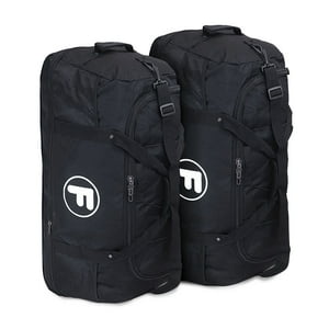 Pack 2 Bolsos F Goliat Xl Enrollable 130Lts Negro