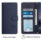 thumbnail image 4 of Funda tipo cartera FOXDOCK para Oppo Reno13 con soporte, ranuras, RFID, diseño de gato, 4 of 5